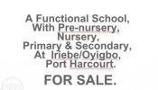 A functional school for sale at iriebe/oyigbo near timber market