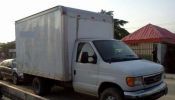 Foreign Used 2004 Ford E350 Super Duty Cutaway Box Truck With Auto AC.
