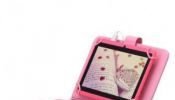 7 inch kids Android Educational Tablet with keyboard case- pink