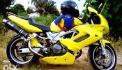 Yellow HONDA Power Bike