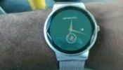 KM silver wrist watch